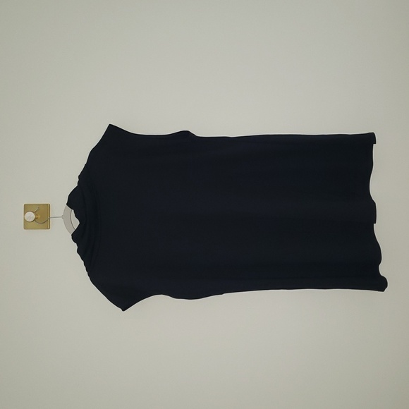 Bryn Walker Women Lavinia Tunic Top Medium Black Cowl Neck Lagenlook Minimalist - Picture 7 of 15